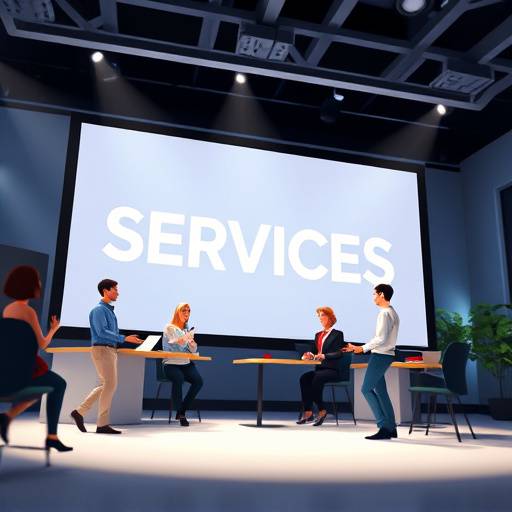 Animated video showcasing a company's services